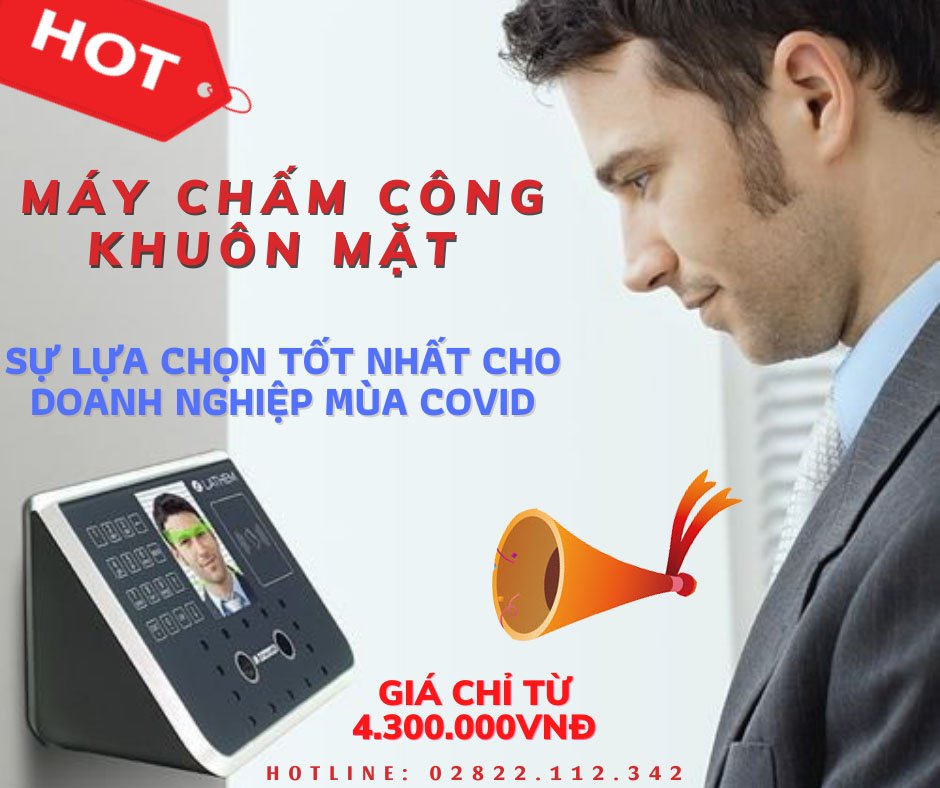 Máy chấm công nhân diện khuôn mặt